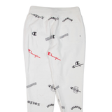 CHAMPION Mens Joggers White Tapered M W28 L30