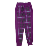 CHAMPION REVERSE WEAVE Check Womens Joggers Purple Tapered S W24 L30