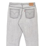 LEVI'S 501 BIG E Jeans Womens Grey Regular Straight W32 L26