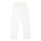 LEVI'S 501 BIG E Jeans Womens White Regular Straight W25 L26