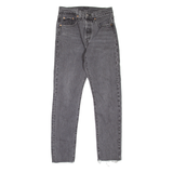 LEVI'S 501S Jeans Womens Grey Skinny Straight W24 L28