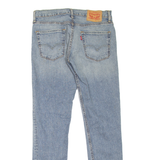 LEVI'S 511 Jeans Mens Blue Slim Straight Stone Wash W32 L34