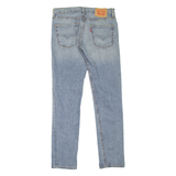LEVI'S 511 Jeans Mens Blue Slim Straight Stone Wash W32 L34