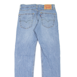 LEVI'S 505 Jeans Mens Blue Regular Straight Stone Wash W30 L32