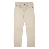 LEVI'S 502 Jeans Mens Beige Regular Tapered W30 L27