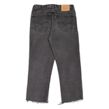 LEVI'S 516 Jeans Mens Grey Regular Straight Stone Wash W30 L25