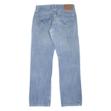 LEVI'S 514 Jeans Mens Blue Slim Straight Stone Wash W31 L32