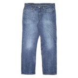 LEVI'S 514 Jeans Mens Blue Slim Straight Stone Wash W34 L30