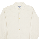 LEE Mens Shirt Brown Houndstooth Long Sleeve M