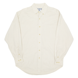 LEE Mens Shirt Brown Houndstooth Long Sleeve M