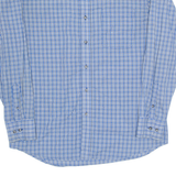 WRANGLER Mens Shirt Blue Plaid Long Sleeve XL