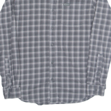 COLUMBIA Mens Shirt Grey Plaid Long Sleeve M