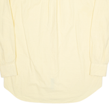 NAUTICA Mens Plain Shirt Yellow Long Sleeve 2XL