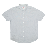 LEVI'S Mens Plain Shirt Grey M