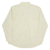 CHAPS Mens Shirt Yellow Striped Long Sleeve XL