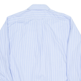 TOMMY HILFIGER Mens Shirt Blue Striped Long Sleeve L