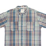 LEVI'S Mens Shirt Blue Plaid L