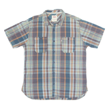 LEVI'S Mens Shirt Blue Plaid L