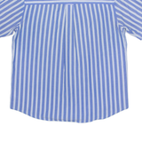 CHAPS Mens Shirt Blue Striped L