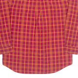 CHAPS Oversized Mens Shirt Red Plaid Long Sleeve L