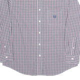 CHAPS Mens Shirt Green Plaid Long Sleeve L