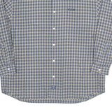 NAUTICA Mens Shirt Blue Plaid Long Sleeve XL