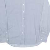 LEVI'S Mens Shirt Blue Spotted Long Sleeve L