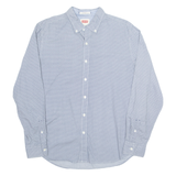LEVI'S Mens Shirt Blue Spotted Long Sleeve L