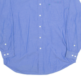 TOMMY HILFIGER Golf Mens Plain Shirt Blue Long Sleeve M