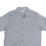 WRANGLER Mens Denim Shirt Grey L