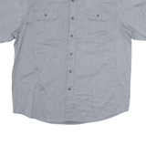 WRANGLER Mens Denim Shirt Grey L