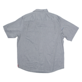WRANGLER Mens Denim Shirt Grey L
