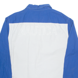 NAUTICA Mens Shirt Blue Striped Long Sleeve XL