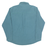 CHAPS Mens Shirt Green Check Long Sleeve XL
