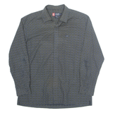 CHAPS Mens Shirt Blue Check Long Sleeve 2XL