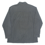 CHAPS Mens Shirt Blue Check Long Sleeve 2XL