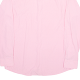 NAUTICA Slim Fit Spandex Mens Formal Shirt Pink Long Sleeve L