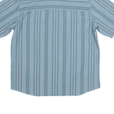 WOOLRICH Mens Shirt Blue Striped L