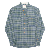 LEVI'S Slim Fit Mens Shirt Blue Check Long Sleeve S