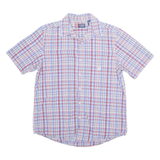 CHAPS Mens Shirt Blue Plaid M