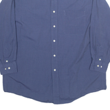 TOMMY HILFIGER Tailored Fit Mens Formal Shirt Blue Long Sleeve L