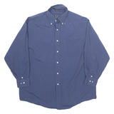 TOMMY HILFIGER Tailored Fit Mens Formal Shirt Blue Long Sleeve L