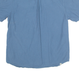 VANS Mens Shirt Blue Houndstooth L