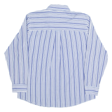 CHAPS Mens Shirt Blue Striped Long Sleeve L