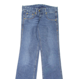 LEVI'S Blue Star Womens Jeans Blue Regular Bootcut Stone Wash W26 L32