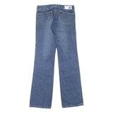 LEVI'S Blue Star Womens Jeans Blue Regular Bootcut Stone Wash W26 L32
