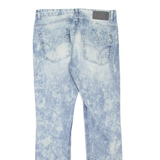 CALVIN KLEIN JEANS Mince Distressed Mens Jeans Blue Slim Straight W32 L32