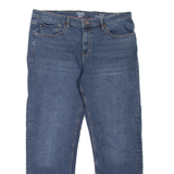 CHAPS Mens Jeans Blue Slim Straight Stone Wash W36 L29