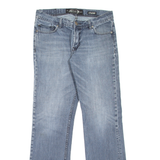 SEVEN7 Mens Jeans Blue Regular Straight Stone Wash W32 L31