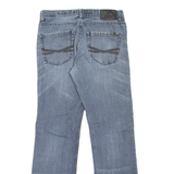 SEVEN7 Mens Jeans Blue Regular Straight Stone Wash W32 L31